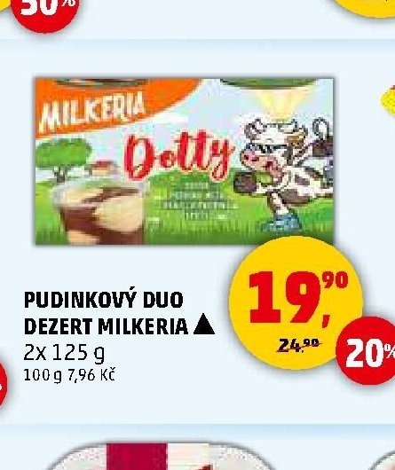 PUDINKOVÝ DUO DEZERT MILKERIA