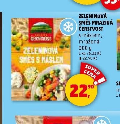 ZELENINOVÁ SMĚS MRAZIVÁ ČERSTVOST