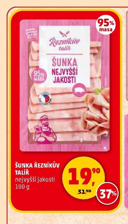 ŠUNKA ŘEZNÍKŮV TALÍŘ nejvyšší jakosti 100 g