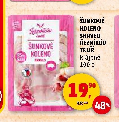 ŠUNKOVÉ KOLENO SHAVED ŘEZNÍKŮV TALÍŘ krájené 100 g