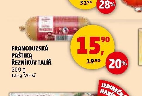 FRANCOUZSKÁ PAŠTIKA ŘEZNÍKŮV TALÍŘ