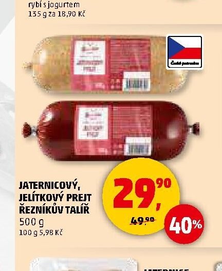 JATERNICOVÝ, JELÍTKOVÝ PREJT ŘEZNÍKŮV TALÍŘ