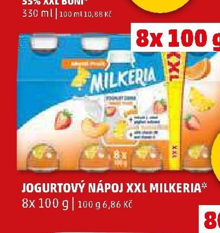 JOGURTOVÝ NÁPOJ XXL MILKERIA
