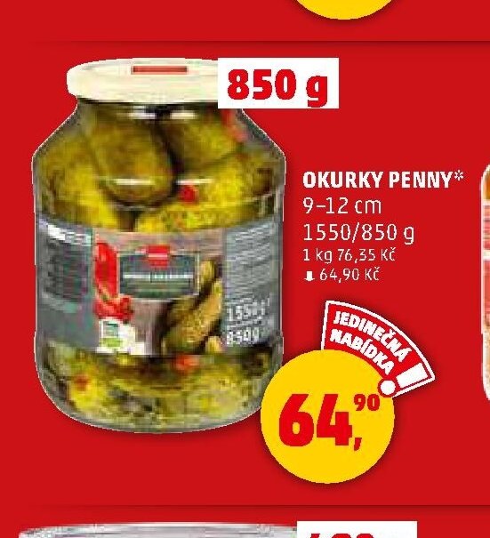 OKURKY PENNY 850 g