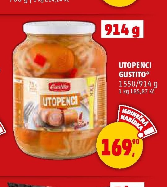 UTOPENCI GUSTITO 914 g