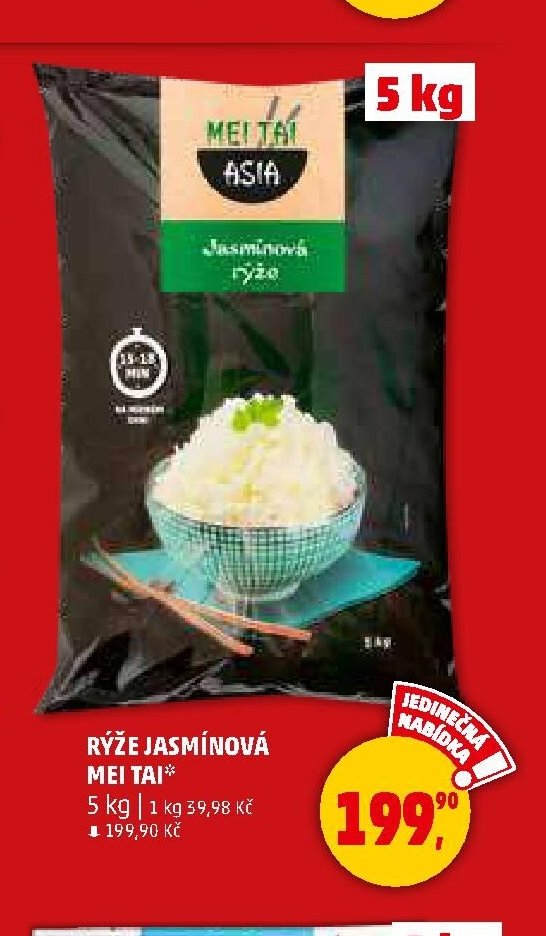 RÝŽE JASMÍNOVÁ MEI TAI 5 kg