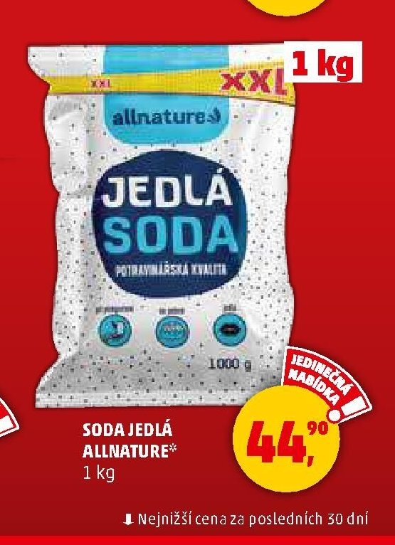 SODA JEDLÁ ALLNATURE 1 kg
