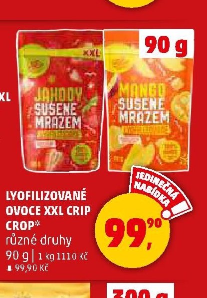 LYOFILIZOVANÉ OVOCE XXL CRIP CROP
