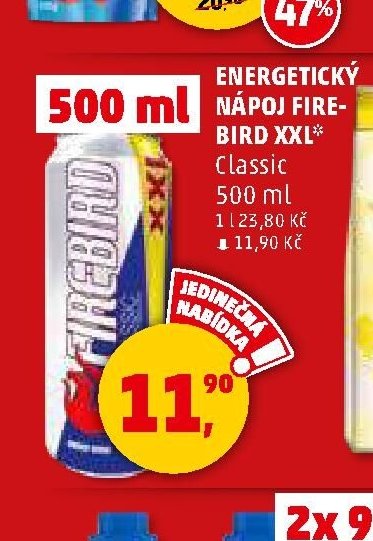Energetický nápoj Fire-Bird XXL 500ml