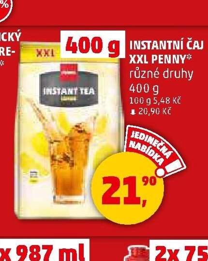 Instantní čaj XXL Penny 400g