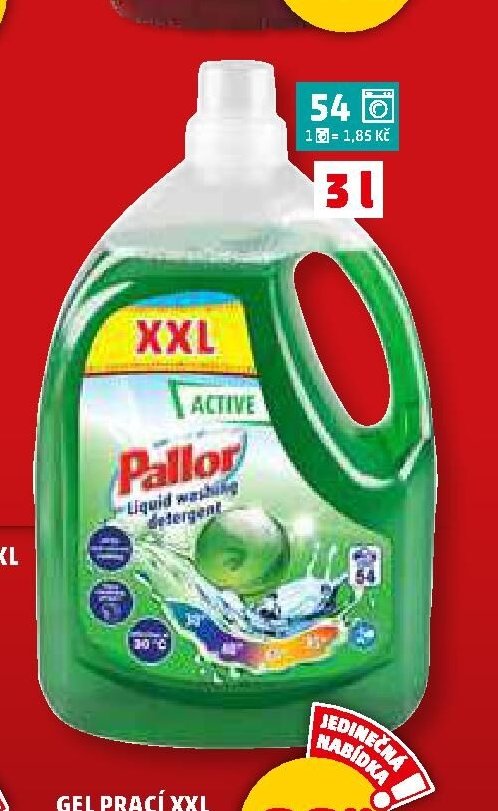 Gel prací XXL Pallor 3l