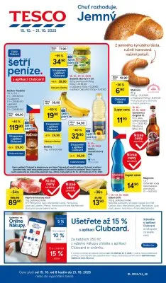 akční leták Tesco 15.10.2025-21.10.2025