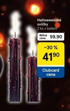 Halloweenské svíčky 2 ks v balení