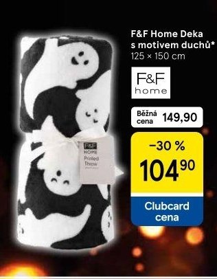 F&F Home Deka s motivem duchů 125 x 150 cm