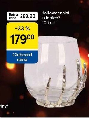 Halloweenská sklenice 400 ml