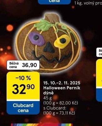 Halloween Perník dýně
