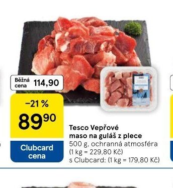 Tesco Vepřové maso na guláš z plece