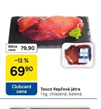 Tesco Vepřová játra