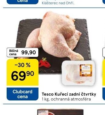 Tesco Kuřecí zadní čtvrtky