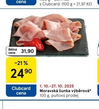 Moravská šunka výběrová