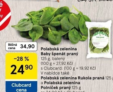 Baby špenát Polabská zelenina