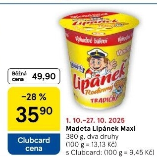 Dezert Lipánek Madeta