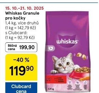 Granule pro kočky Whiskas