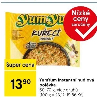 Instantní polévka YumYum