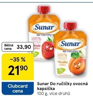 Kapsička do ručičky Ovocný příkrm Sunar