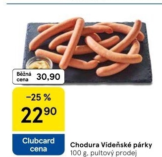 Párky vídeňské Beskydské uzeniny Chodura