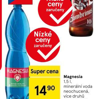 Přírodní voda Magnesia