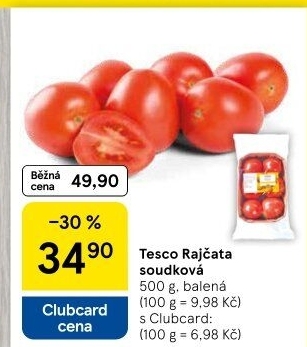Rajčata soudková Tesco