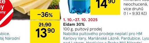 Sýr Eidam 30%