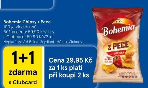 Chipsy Z pece Bohemia Chips