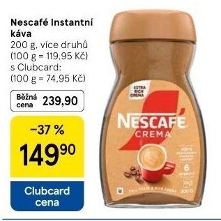 Instantní kávy Nescafé