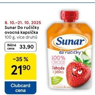 Kapsička do ručičky Ovocný příkrm Sunar