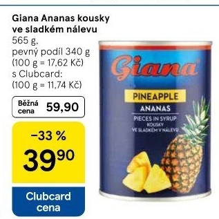 Kompot ananas Giana