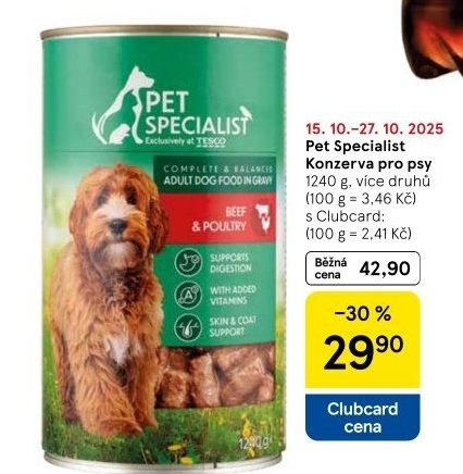 Konzerva pro psy Pet Specialist