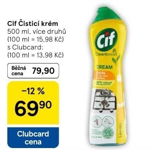 Krémový čistič Cif Cream