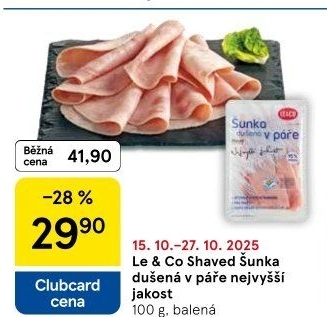 Šunka dušená nejvyšší jakosti LE&