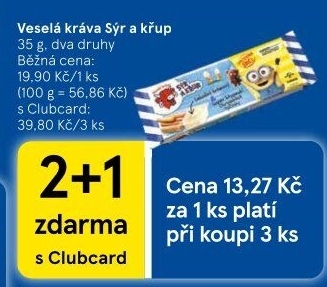 Sýr a křup Veselá kráva