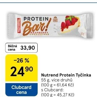 Tyčinka Protein Bar Nutrend
