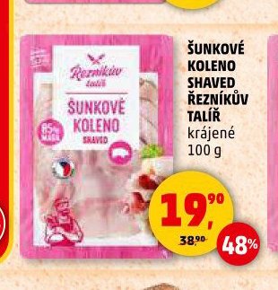ŠUNKOVÉ KOLENO SHAVED ŘEZNÍKŮV TALÍŘ krájené 100 g