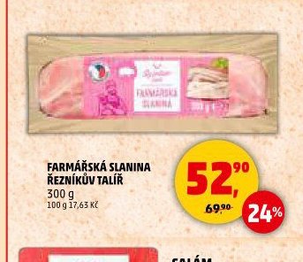 FARMÁŘSKÁ SLANINA ŘEZNÍKŮV TALÍŘ 300 g