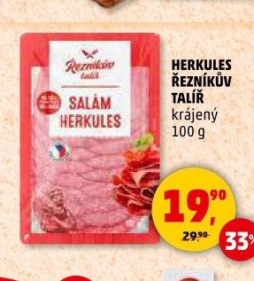 HERKULES ŘEZNÍKŮV TALÍŘ krájený 100 g