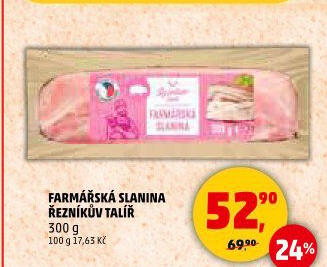 Farmářská slanina Řezníkův talíř
