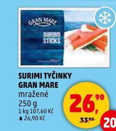 Krabí tyčinky mražené Gran Mare