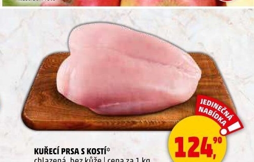 Kuřecí prsa s kostí