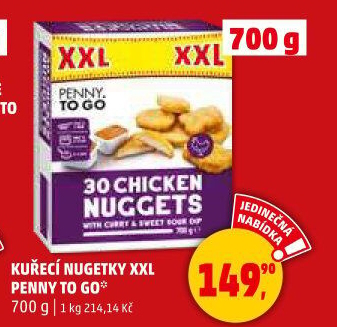 Nugetky kuřecí Penny To Go