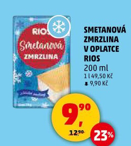 Smetanová zmrzlina Rios